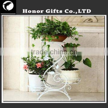 New Design Iron Frame Flower Stand Decorative Metal Window Box Planters photo-3