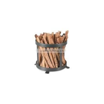 wood holder basket