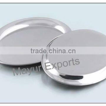 Stainless Steel Oval Tray