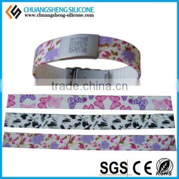 qr Code Silicone Bracelet With Metal Clasp With Factory Price photo-5