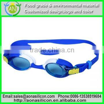 New Swimming Glass Goggles Silicone Gel PC Plastic|Professional factory supply