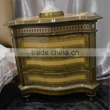 BISINI Classic Wooden Nightstand for Double Bed photo-2