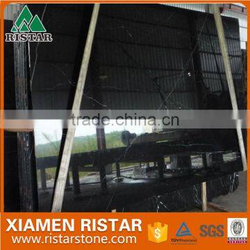 Nero Oriental black marble tile and slab