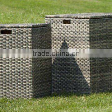 Plastic rattan box