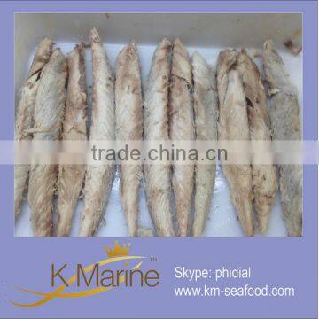 Cooked fish fillets of mackeel scomber japonicus