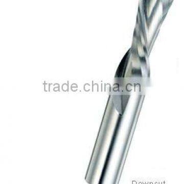 Solid Carbide Two Flute Spiral Finishing Tool For Plastic-Upcut/Downcut