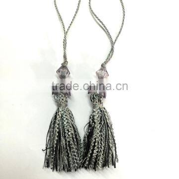 Acrylic Beaded Fringe Curtain Tassel