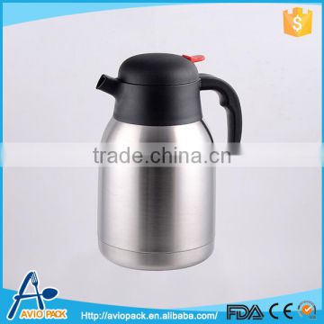 Top quality unbreakable stainless steel water pot for inflight