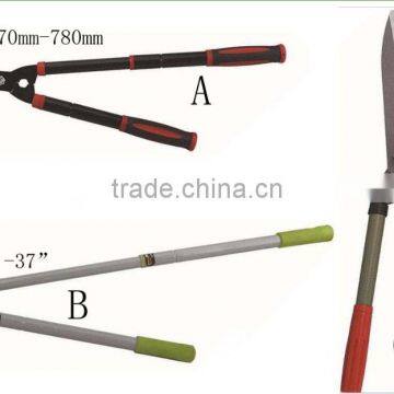 telescopic garden shear/hedge shear,lopper/tree pruning shear/hand pruner scissors tool