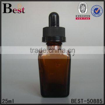 Hot Selling Good Quality 30ml Empty Amber Square Glass Bottle Essential Oil Perfume Cosmetic Packaging Free Sample photo-6