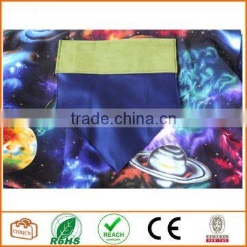 Green, Blue and Purple Messenger or Laptop Bag Made With Vintage Materials OOAK photo-4