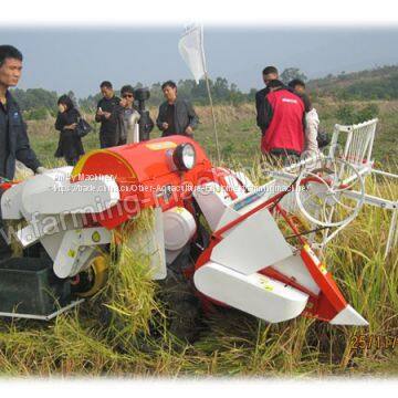 Walking-type Small Rice Harvester