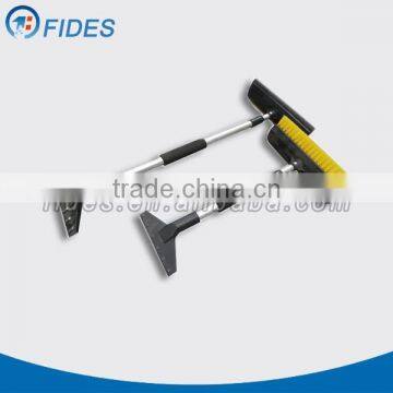 Car Window squeegee Telescopic snow brush with ice scraper and rubber wiper