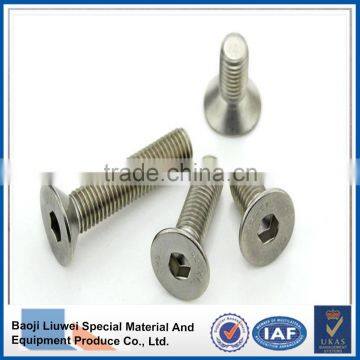 SUPPLY DIN7991 TITANIUM HEXAGON SOCKET COUNTERSUNK HEAD CAP SCRREWS photo-2