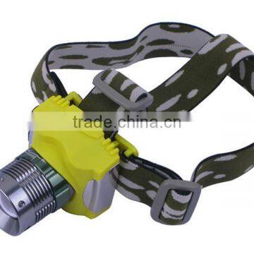 Hot-selling ZY-5908 Q5 LED 3-Mode For military High Power Zoom Rechargeable Headlamp