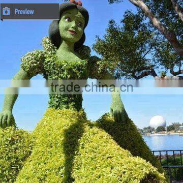 New Design Plastic Green Milan Grass Decorative Plant photo-5