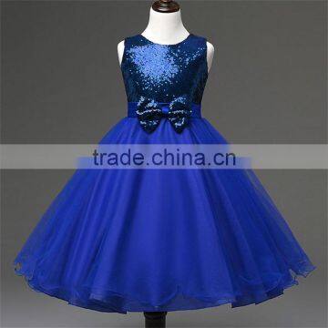 Girl Formal Dress Ceremony 2016 New Sleeveless Children Wedding Birthday Dresses For Girls Toddler Girls Clothes Kids Party Wear photo-2