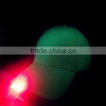 New 2016 5 Panel 100% Acrylic Promotional Baseball Cap Pure Color Led Light Cap photo-3