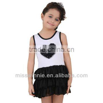 brand design dress for girls fashion girls mini dress