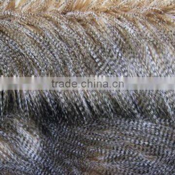 2015 Imitation Peacock Feather Long Hair Fabrics