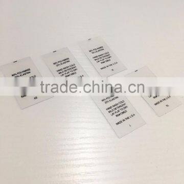 Customized Care Labels for Garment Clothing Wash Label Instruction Tag photo-4