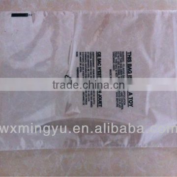 zip seal plastic bags, bag with print,PE/OPP/PP clear bag