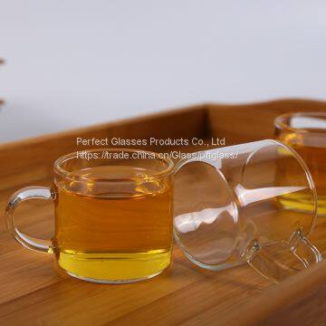 Mini Glass Cup for Coffee and Tea Kungfu Tea Cup Glass Wine Cup Wholesale Glass Cup for Resturant and Hotel photo-3