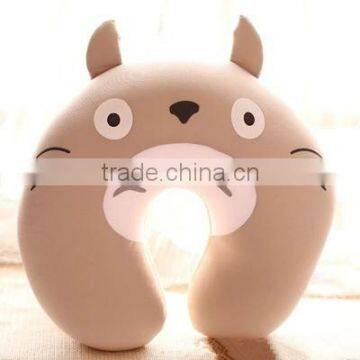 cute nano beads filled u shape printed pillow