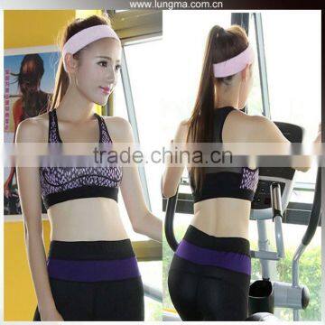 Seamless Women Girls Sublimation Printing Custom Ladies Sexy Sports Bra