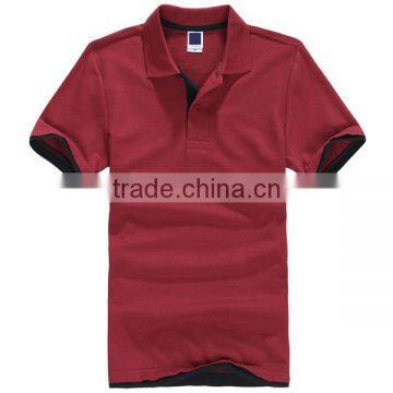 2017 Breathable 100% Cotton Short Sleeve Mens Polo T Shirt photo-5