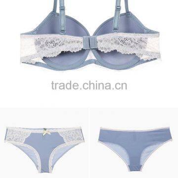 Net Western Style Underwear White Sexy Lace Bra Transparent Lace Bra photo-4