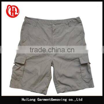 Apparel men outdoor comfortable solid cargo shorts