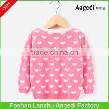 Original Design Children Clothing Girls Cardigan Brand Sweater Wool/cotton Knit Long-Sleeve Cardigan photo-3