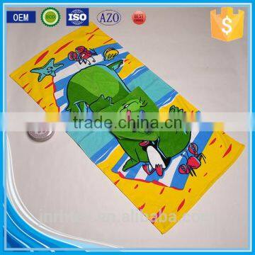 Trade Assurance Combed Cotton Screen Printing Terry Children Poncho Beach Towel photo-3
