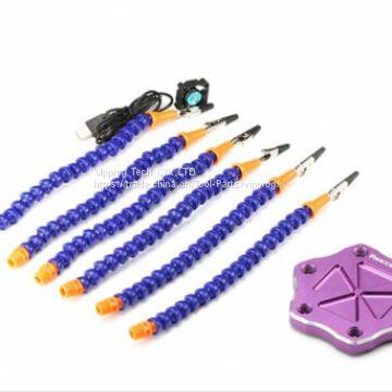 Six Arm Soldering Station For Circuit Board Repair With USB Fan photo-3