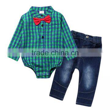 S17549A Fashion Gentleman Boy Suits Summer Hot Style Boys Clothes Set photo-3