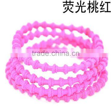 Ladies Elastic Rubber Hairband ,Hair Ponytial Ring photo-5