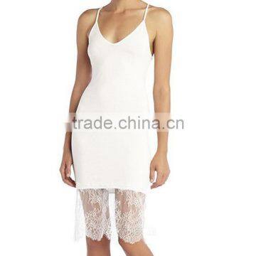 2016 hot sale black and white slip dresses