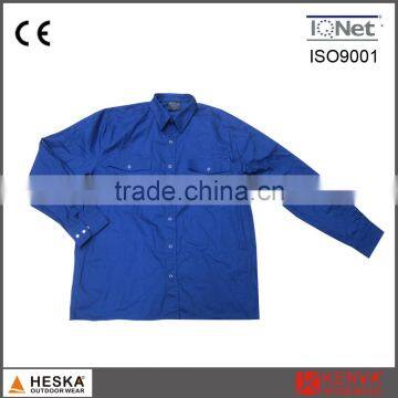 Wholesale long sleeve cotton work shirts for men