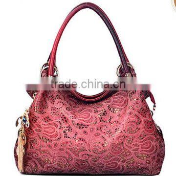 R0008H Wholesale retro style hollow out ladies handbag