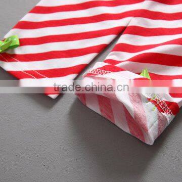 Santa Claus Stripe High Quality Christmas Children Outfit