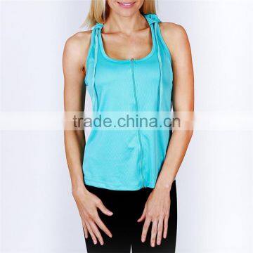 2016 Guangzhou Colorful Fashion Latest Women 100% Polyester Zipper Ladies Long Tops For Leggings photo-4