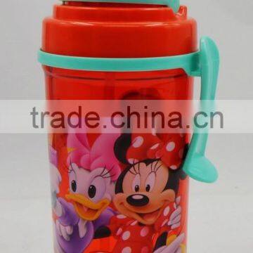 350ml Kids Sipper Bottle/cartoon School Portable Water Bottle/promotional Gifts photo-4
