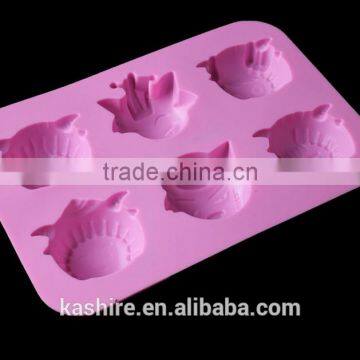 Wholesale Safety Pleasant Goat and Big Big Wolf Silicone Chocolate Mould,soap Mold,diy Cake Mould photo-2