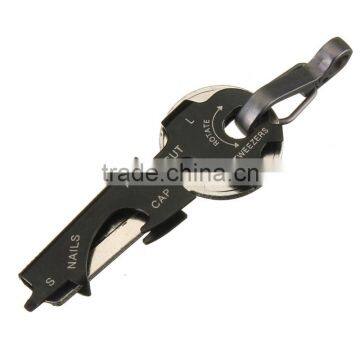 2017 New Arrival 8-in-1 Keychain Gadget Utility Key Ring EDC Multi-function Pocket Tool Survival Hot Sale photo-3