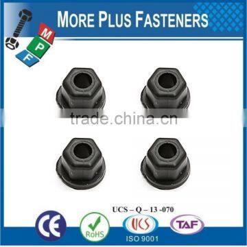 Made in Taiwan Transparent or Colored Nylon Plastic Hexagon Nuts