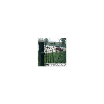 galvanized wire fence