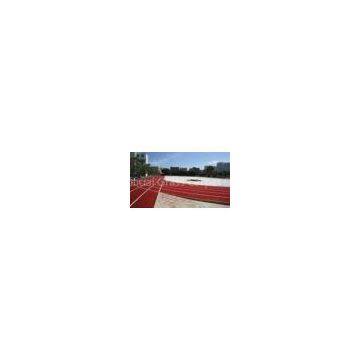 UV-resistant  Runway Artificial Grass Lawn Turf, Gauge 3/8 Red Artificial Grass for Sports