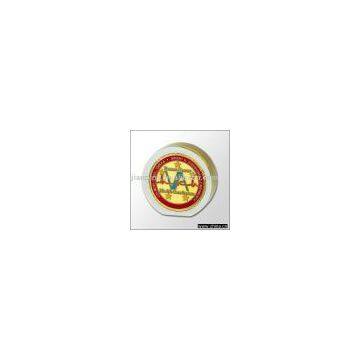 Lucite Paperweight with Metal Collectible Coin
