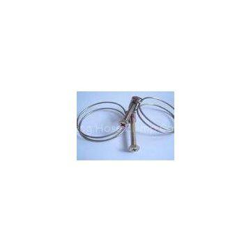 Flexible Stainless Steel Wire Clamps Marine With White-zinc Plating 1.4mm - 2.5mm